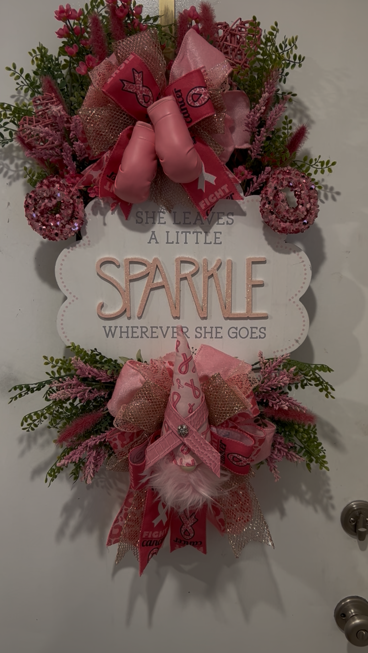 Sparkle & Strength Door Hanger