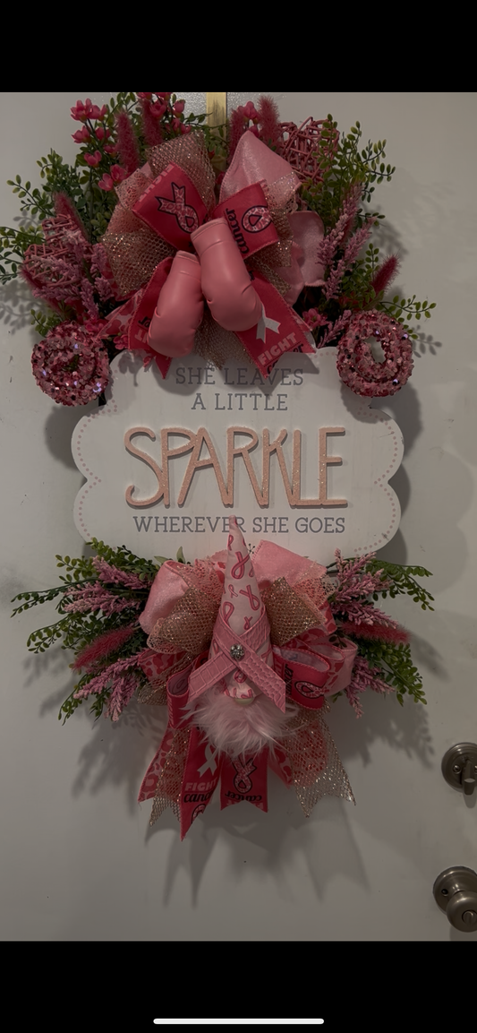Sparkle & Strength Door Hanger