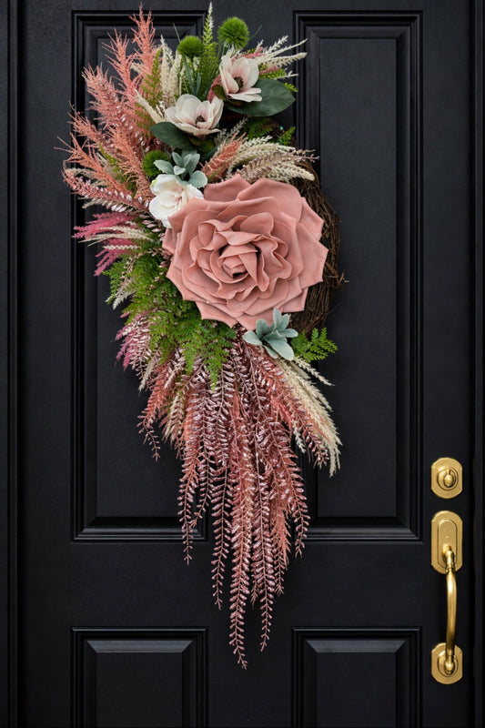 Rosé Drift Wreath